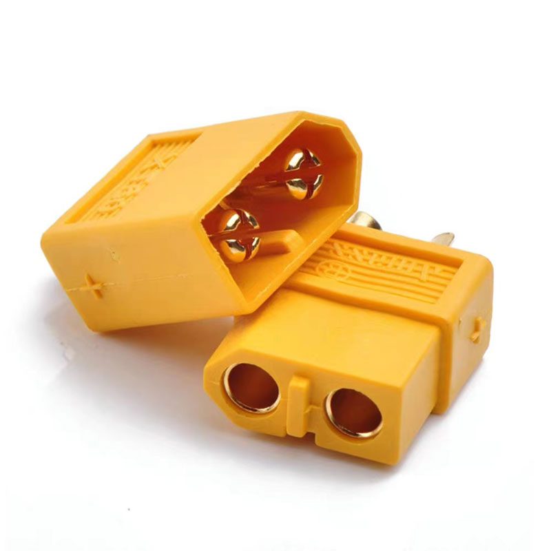 10 คู่ Amass XT60 XT-60U MALE BULLET BULLET PLUG ในตัวเชื่อมต่อ 2 มม. สำหรับ RC quadcopter Li-On แบตเตอรี่คุณภาพสูง